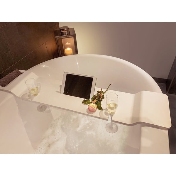 Biała półka do wanny Wenko Matera, dł. 94 cm-image-3