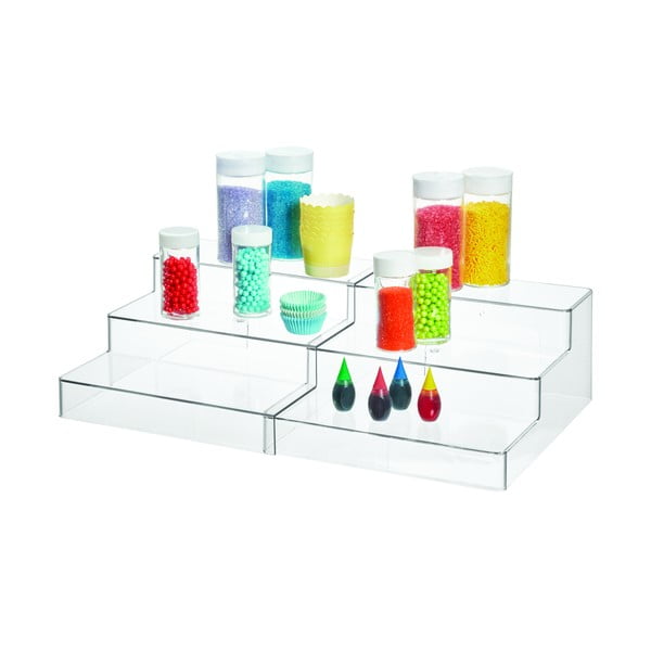 Przezroczysty stojak iDesign The Home Edit, 26x29,2x12,7 cm-image-4