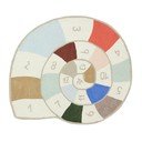Dywan dziecięcy z mieszanki wełny tkany ręcznie 100x112 cm Nautilus – OYOY Mini