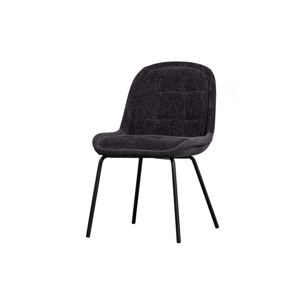 Ciemnoszare aksamitne krzesła zestaw 2 szt. Crate – BePureHome-image-1