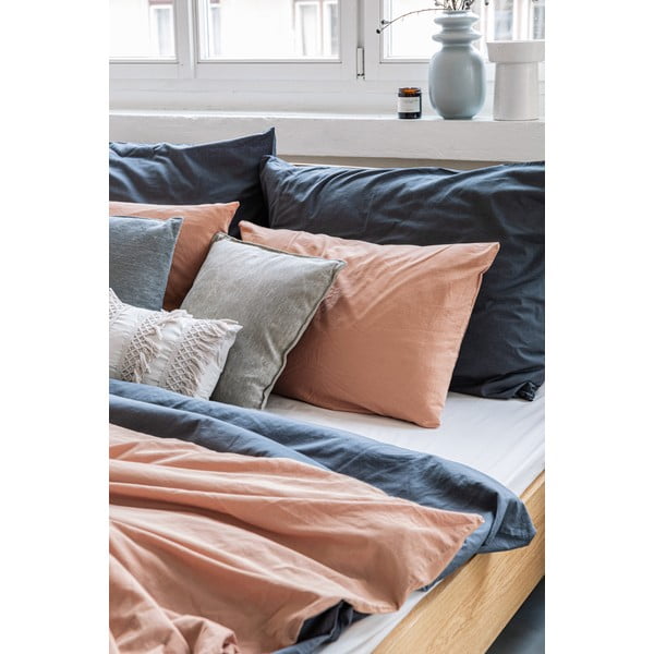 Jasnobrązowa pościel dwuosobowa z bawełny stonewashed Bonami Selection, 200x200 cm-image-4