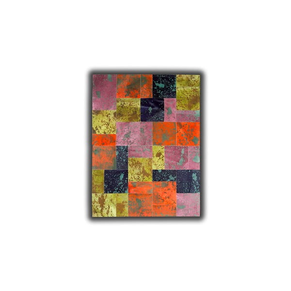 Dywan szkórzany Acid Color, 140x200 cm