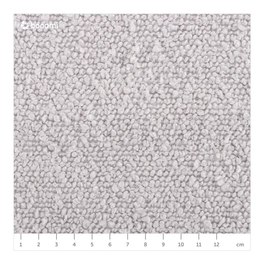 Jasnoszary fotel z materiału bouclé Essen – Cosmopolitan Design (zdjęcie 7)