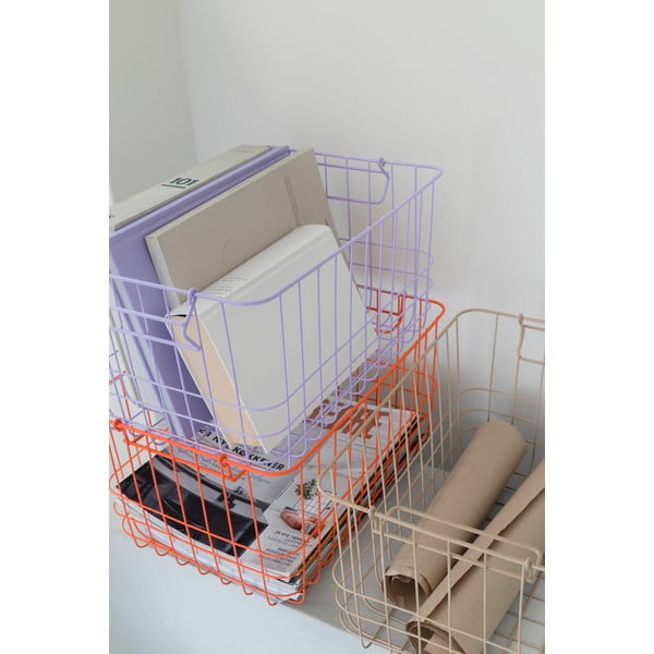 Metalowy koszyk druciany 37x26x20 cm Store-It – Mette Ditmer Denmark-image-4