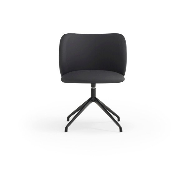 Czarny tapicerowany fotel jadalniany Mogi – Teulat-image-2