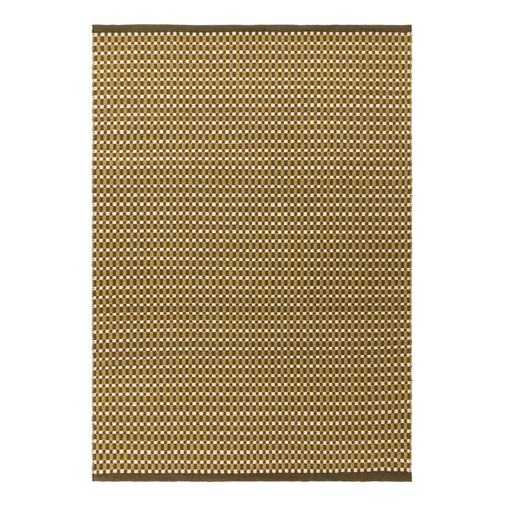 Dywan z mieszanki wełny tkany ręcznie w kolorze khaki 160x230 cm Ember – MADE