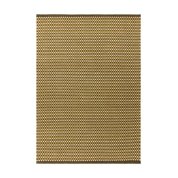 Dywan z mieszanki wełny tkany ręcznie w kolorze khaki 200x290 cm Ember – MADE