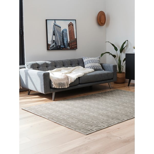 Szaro-kremowy dywan 160x235 cm Perles Howlite – Elle Decoration-image-1