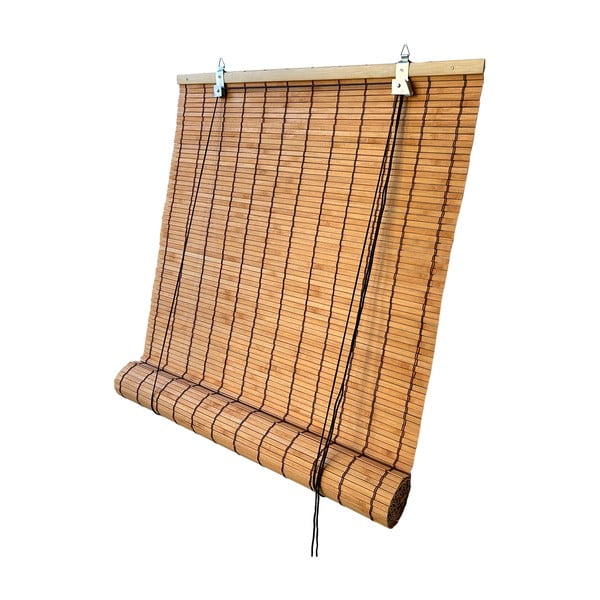 Bambusowa roleta w naturalnym kolorze 90x220 cm Zeva – Gardinia-image-3