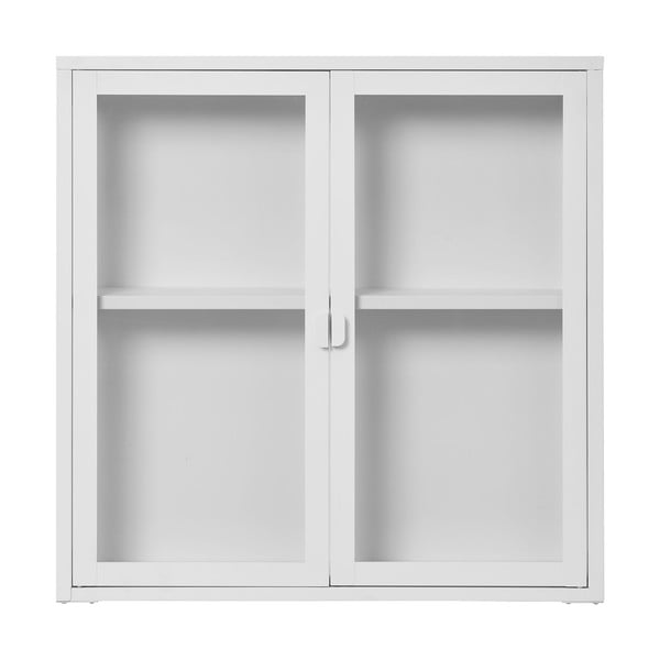 Biała metalowa witryna wisząca 80x80 cm Brisbane – House Nordic