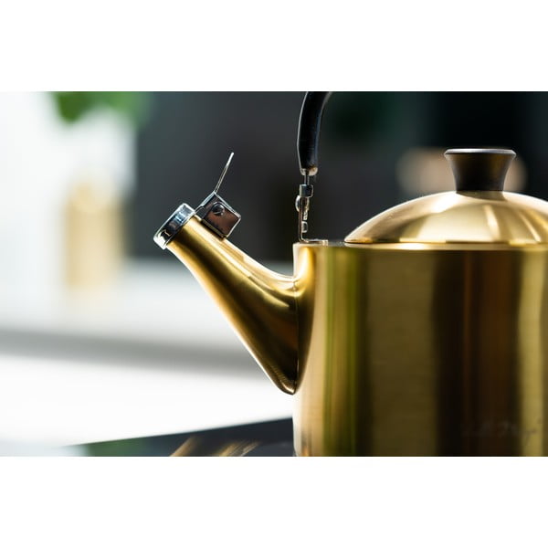 Czajnik ze stali nierdzewnej w kolorze złota 1,5 l Diamante – Vialli Design-image-1