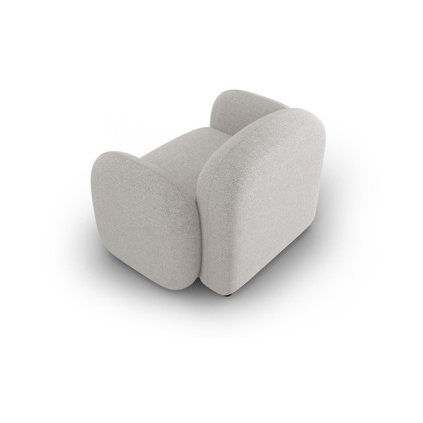 Jasnoszary fotel Blair – Micadoni Home-image-4