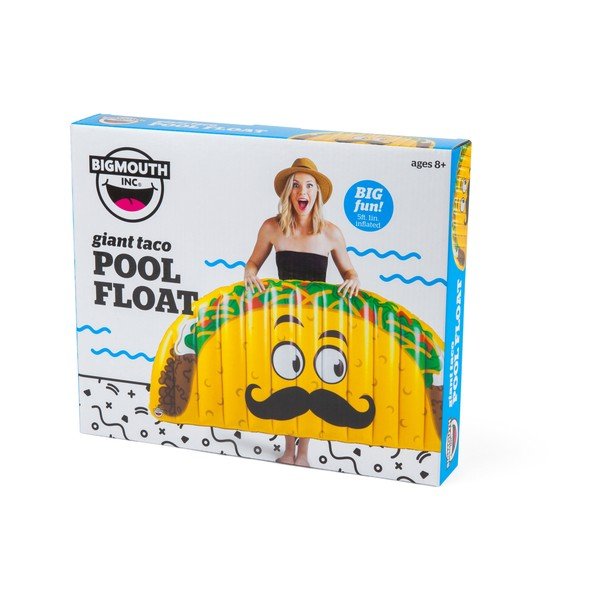 Dmuchany materac do wody w kształcie taco Big Mouth Inc.-image-1