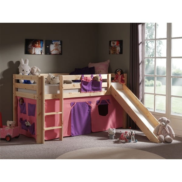 Zasłona dziecięca do łóżka 3 szt. 195x75 cm Bella – Vipack-image-2