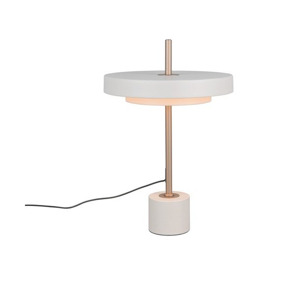 Lampa stołowa LED ze ściemniaczem w kolorze kości słoniowej (wysokość 45,5 cm) Keaton – Trio