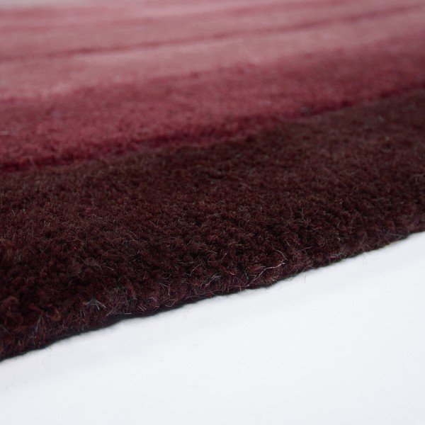 Fioletowy wełniany dywan tkany ręcznie 200x290 cm Puddle Ombre  – Flair Rugs-image-3