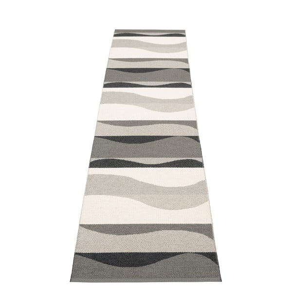 Szary chodnik odpowiedni na zewnątrz 70x300 cm Urvi Metal – Pappelina-image-2