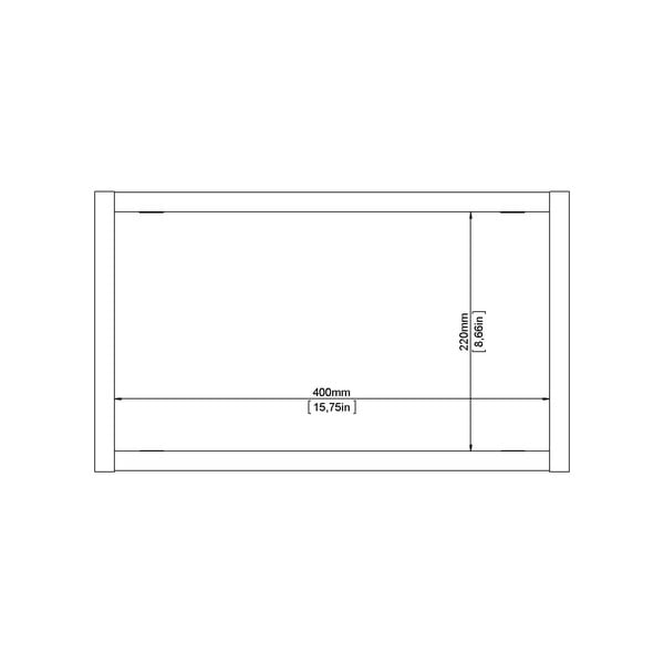Wielopoziomowa półka w dekorze dębu w naturalnym kolorze 44 cm Roomers – Tvilum-image-4