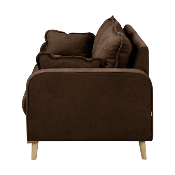 Ciemnobrązowa sofa 193 cm Beata – Ropez-image-3