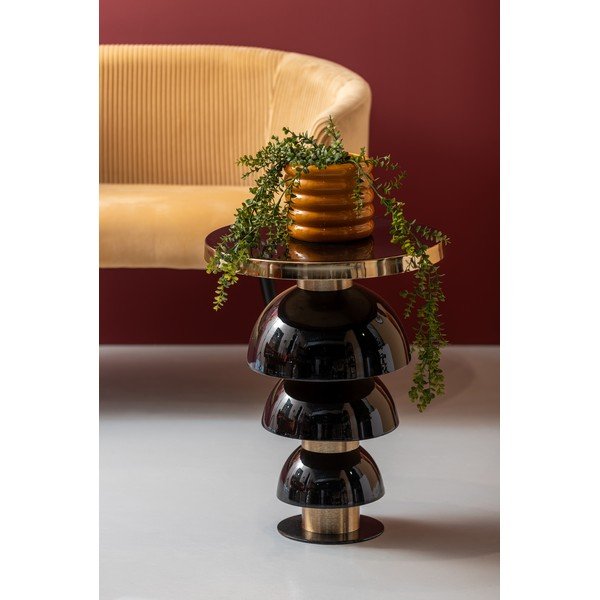 Metalowy okrągły stolik ø 46 cm Tess – Leitmotiv-image-1