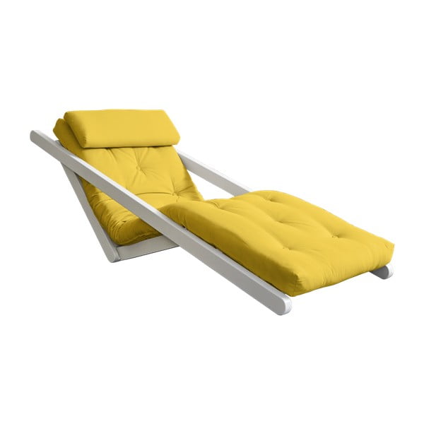 Szezlong rozkładany Karup Figo White/Amarillo-image-4