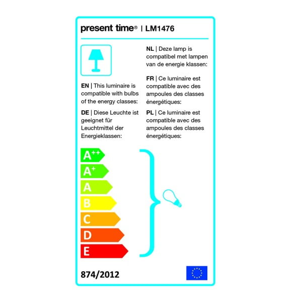 Biała lampa wisząca z drewnianymi elementami Leitmotiv Farm, ⌀ 41 cm-image-3