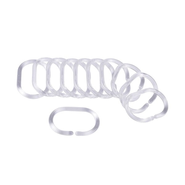 Haczyki do zasłony prysznicowej zestaw 12 szt. 4 cm Vitamine – douceur d'intérieur