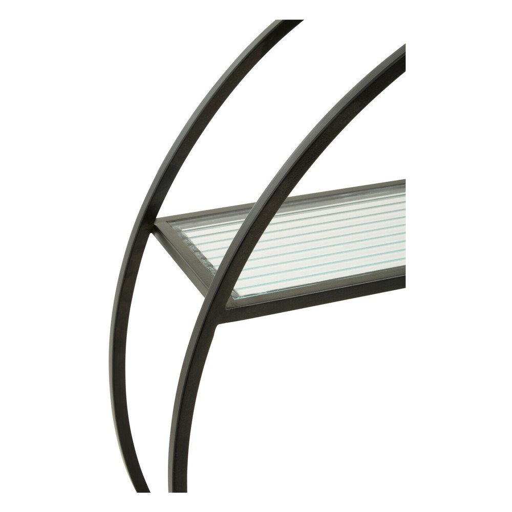 Czarna/w naturalnym kolorze wielopoziomowa metalowa półka 61 cm Mataram – Premier Housewares (zdjęcie 7)