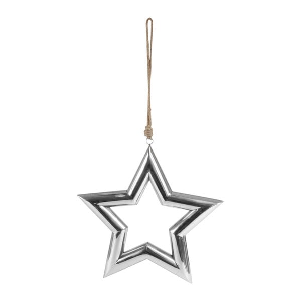 Gwiazda wisząca w kolorze srebra Côté Table Hanging Star