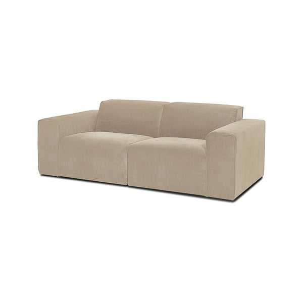 Beżowa sztruksowa sofa modułowa Scandic Sting-image-2