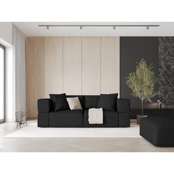 Czarna sofa 214 cm Esther – Milo Casa-image-1