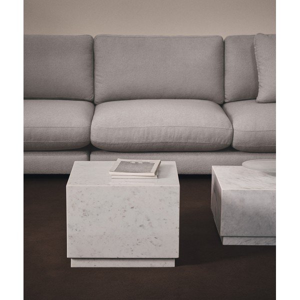 Marmurowy stolik 40x40 cm Sorein – Kave Home-image-1