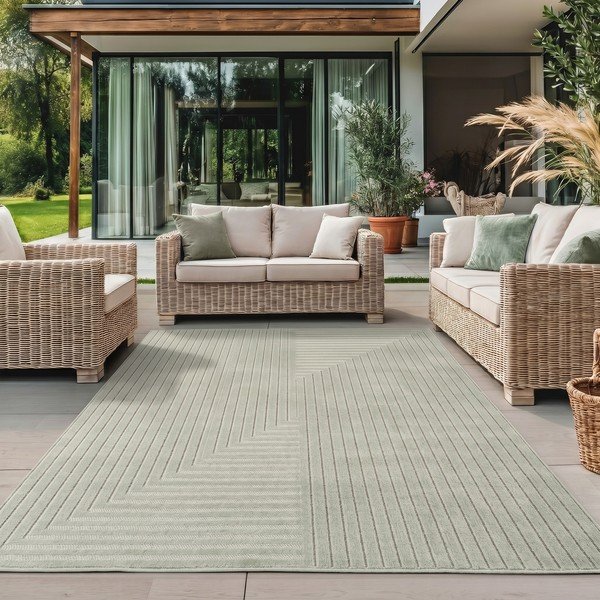 Zielony dywan odpowiedni na zewnątrz 240x340 cm Nova 1202 – Ayyildiz Carpets-image-1
