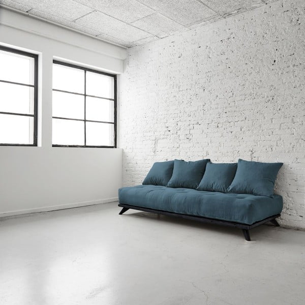 Sofa Senza Black/Deep Blue-image-1
