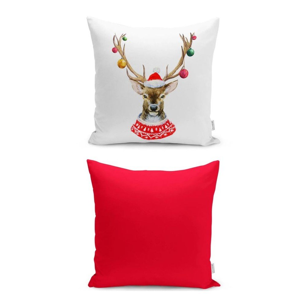 Poszewka na poduszkę ze świątecznym motywem 43x43 cm Merry Christmas – Mila Home