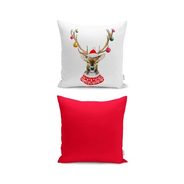 Poszewka na poduszkę ze świątecznym motywem 43x43 cm Merry Christmas – Mila Home