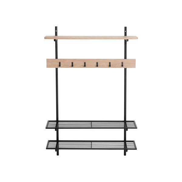 Beżowy metalowy zestaw do przedpokoju 100x150x25 cm Gilda – Ellos Home-image-2