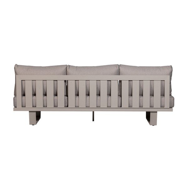 Szarobeżowa tapicerowana sofa ogrodowa Bear – WOOOD-image-3