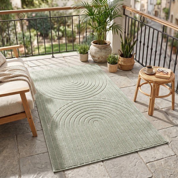 Zielony chodnik odpowiedni na zewnątrz 80x250 cm Nova 1201 – Ayyildiz Carpets-image-1