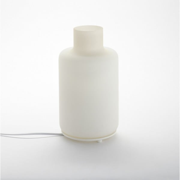 Lampa stołowa Bottle, biała