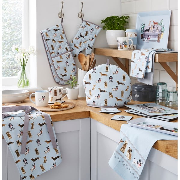 Zestaw 4 podkładek Cooksmart ® Curious Dogs-image-3