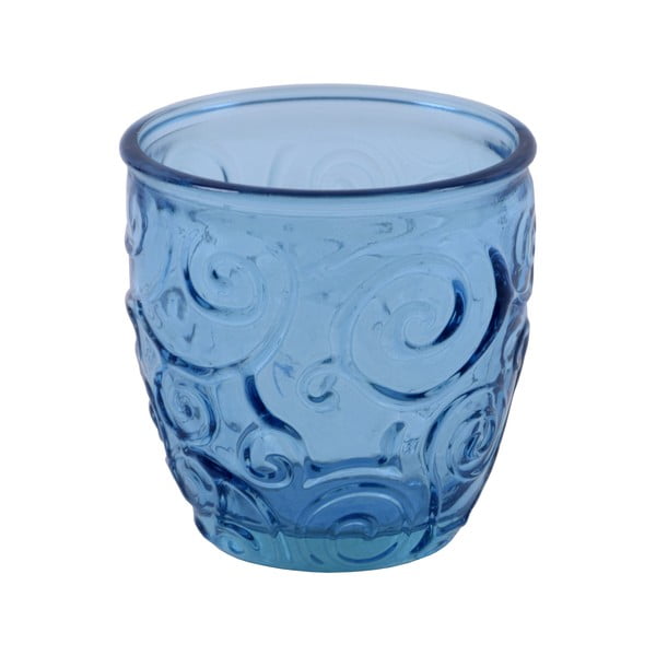 Niebieska szklanka ze szkła z recyklingu Ego Dekor Triana, 250 ml
