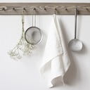 Biały lniany ręcznik kuchenny Linen Tales, 65x45 cm