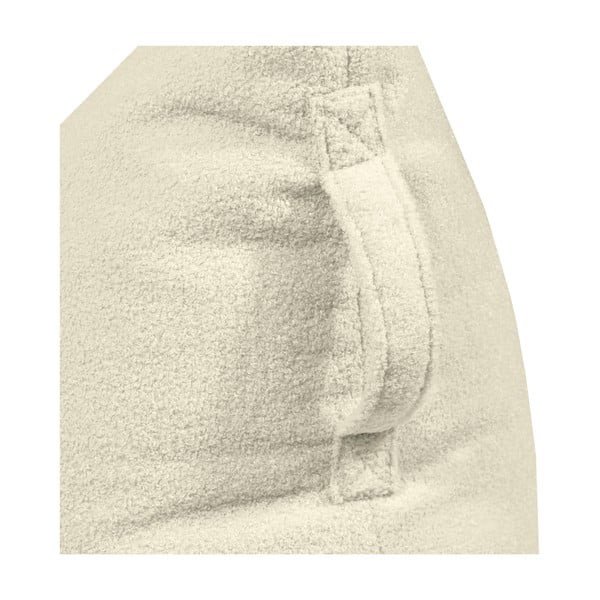 Jasnoszary dziecięcy worek do siedzenia z materiału bouclé Razzy – SLOWDOWN-image-4