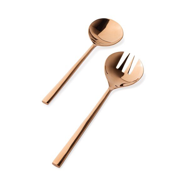 Sztućce do sałatek 2 szt. ze stali nierdzewnej Hestia – Bizzotto-image-1