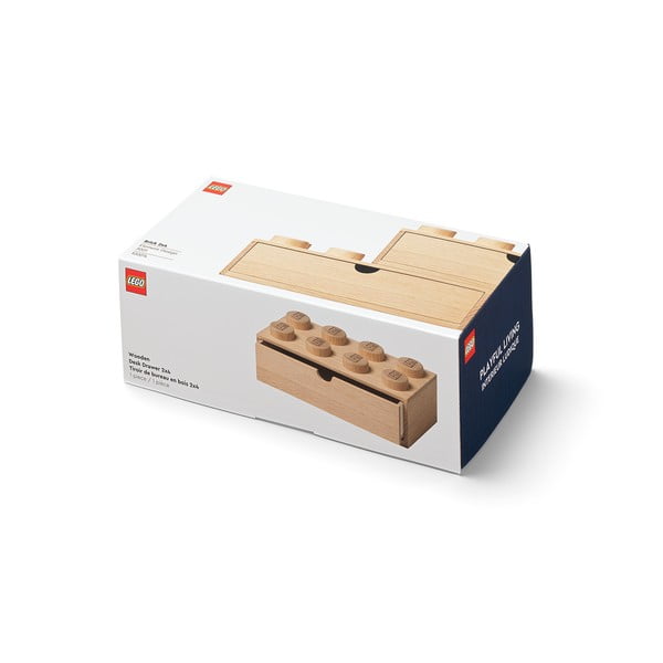 Dziecięcy pojemnik z drewna dębowego LEGO® Wood-image-3