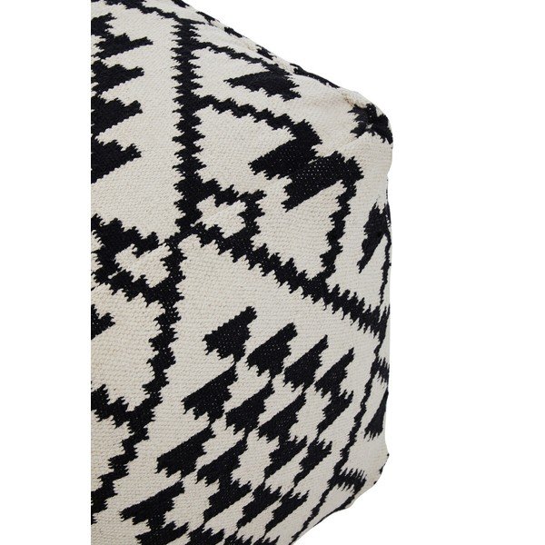 Czarno-biały puf Cefena – Premier Housewares-image-4
