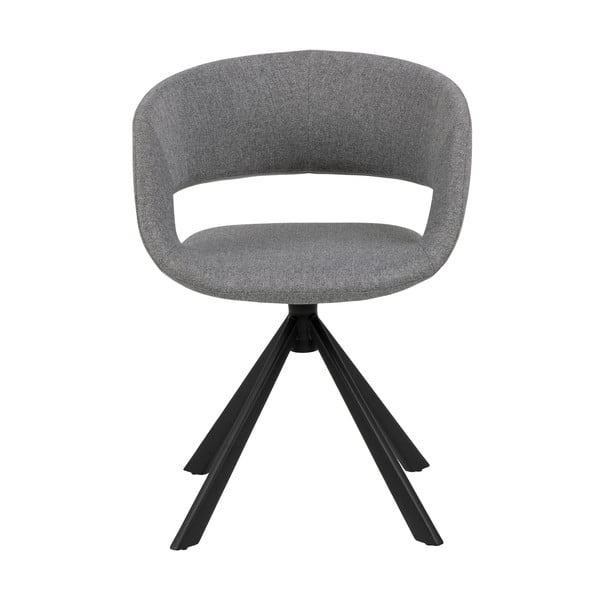 Szare krzesło obrotowe do jadalni Actona Grace-image-2