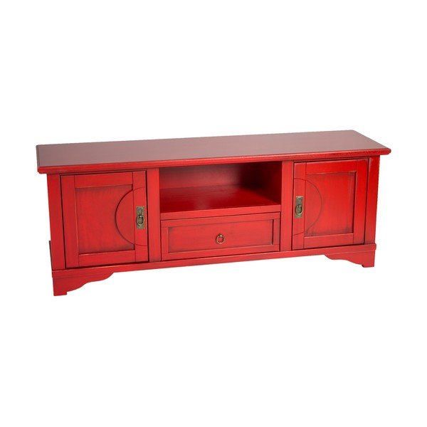 Czerwona szafka pod TV Evergreen House Credenza-image-4