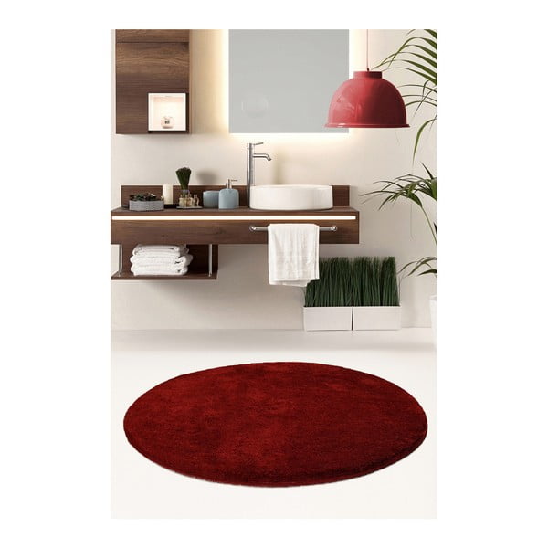 Czerwony dywan Milano, ⌀ 90 cm